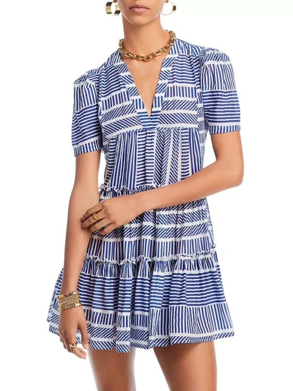 NWOT Aqua Tiered Sundress